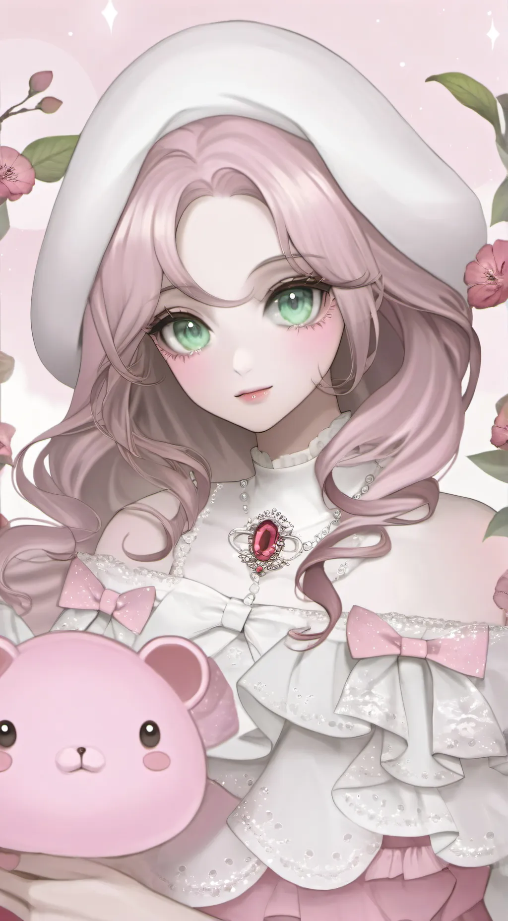 ai character: 🔮 CRYSTAL 🔮 background