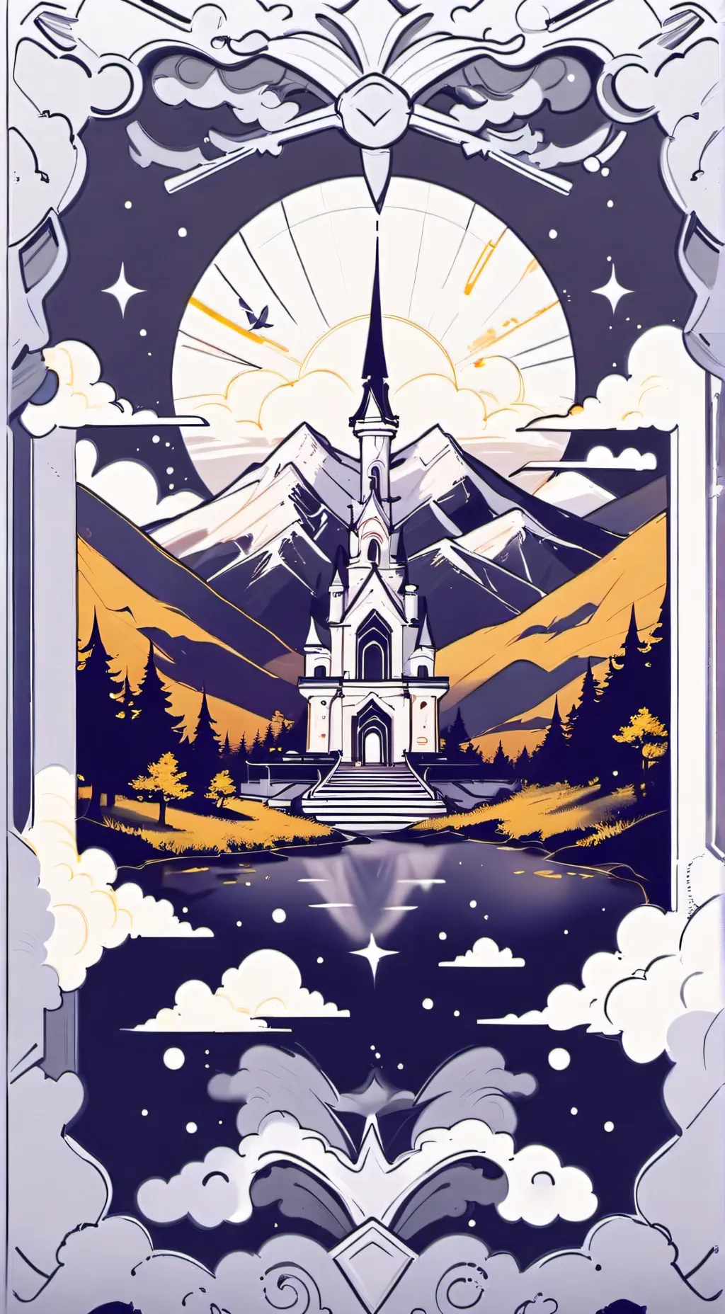 ai character: sprout y cosmo  background