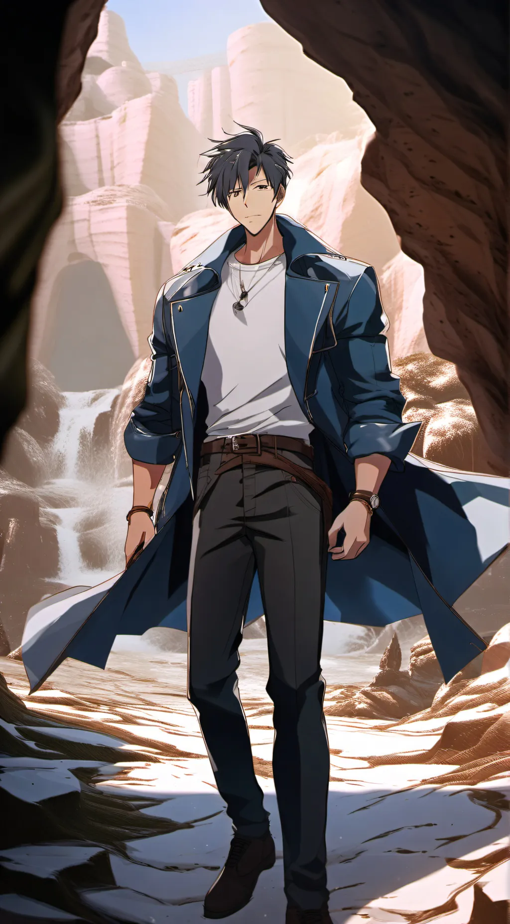 ai character: Jin-woo background