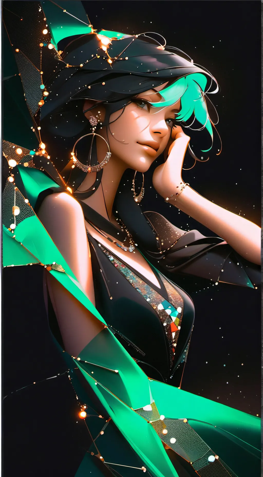 ai character: Zara  background