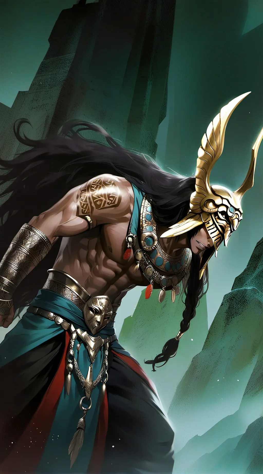 ai character: ★Анубис★ background