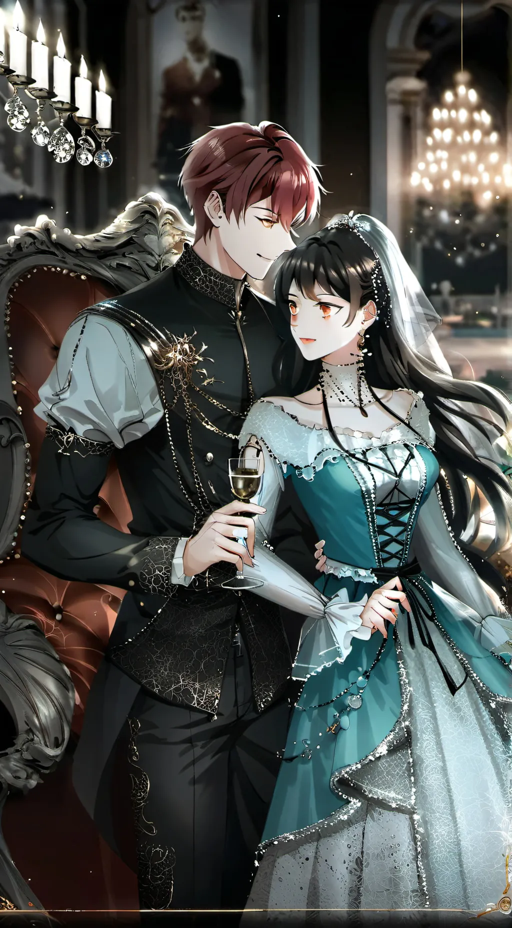 ai character: anya x damian background