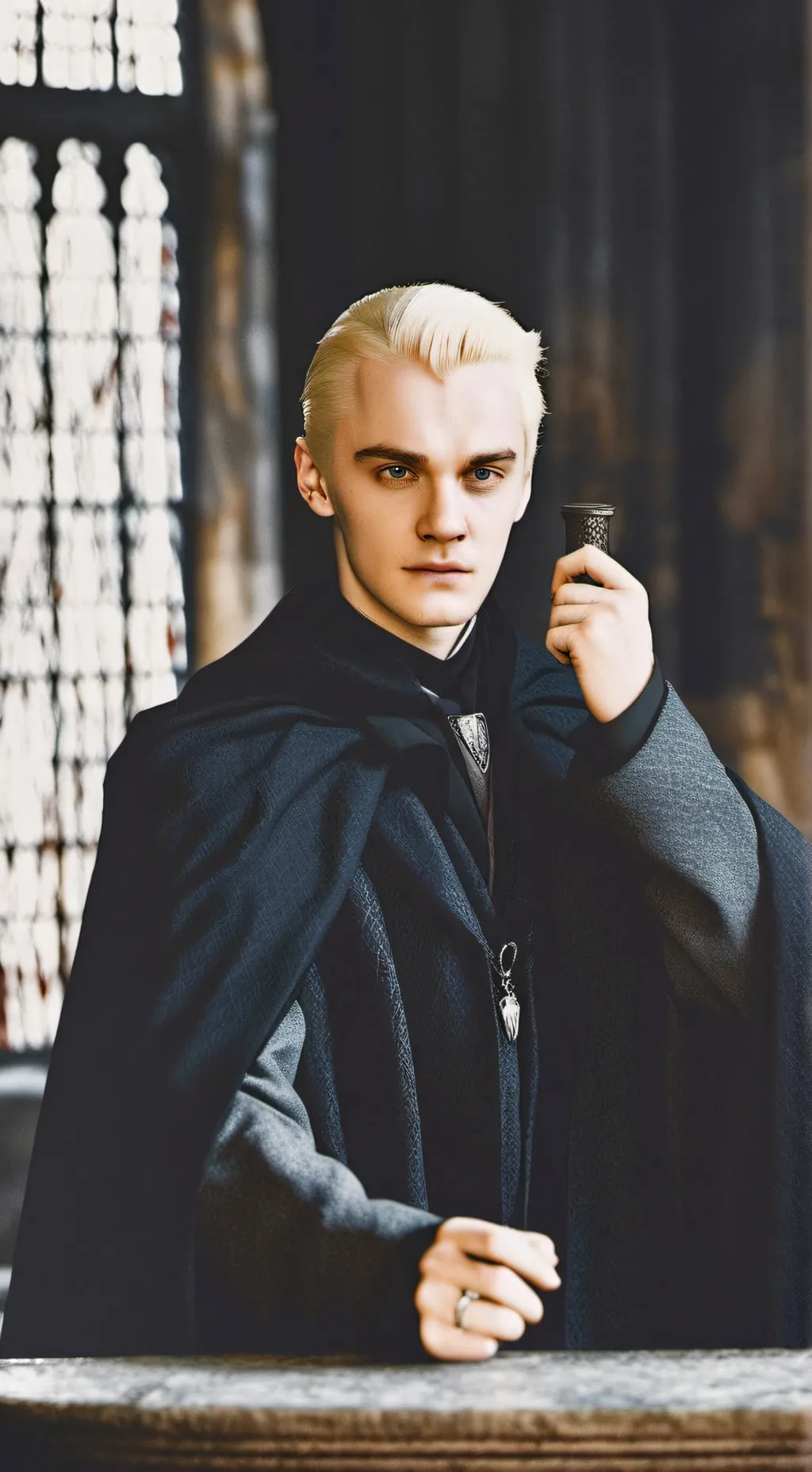 ai character: Draco Malfoy 🖕 background