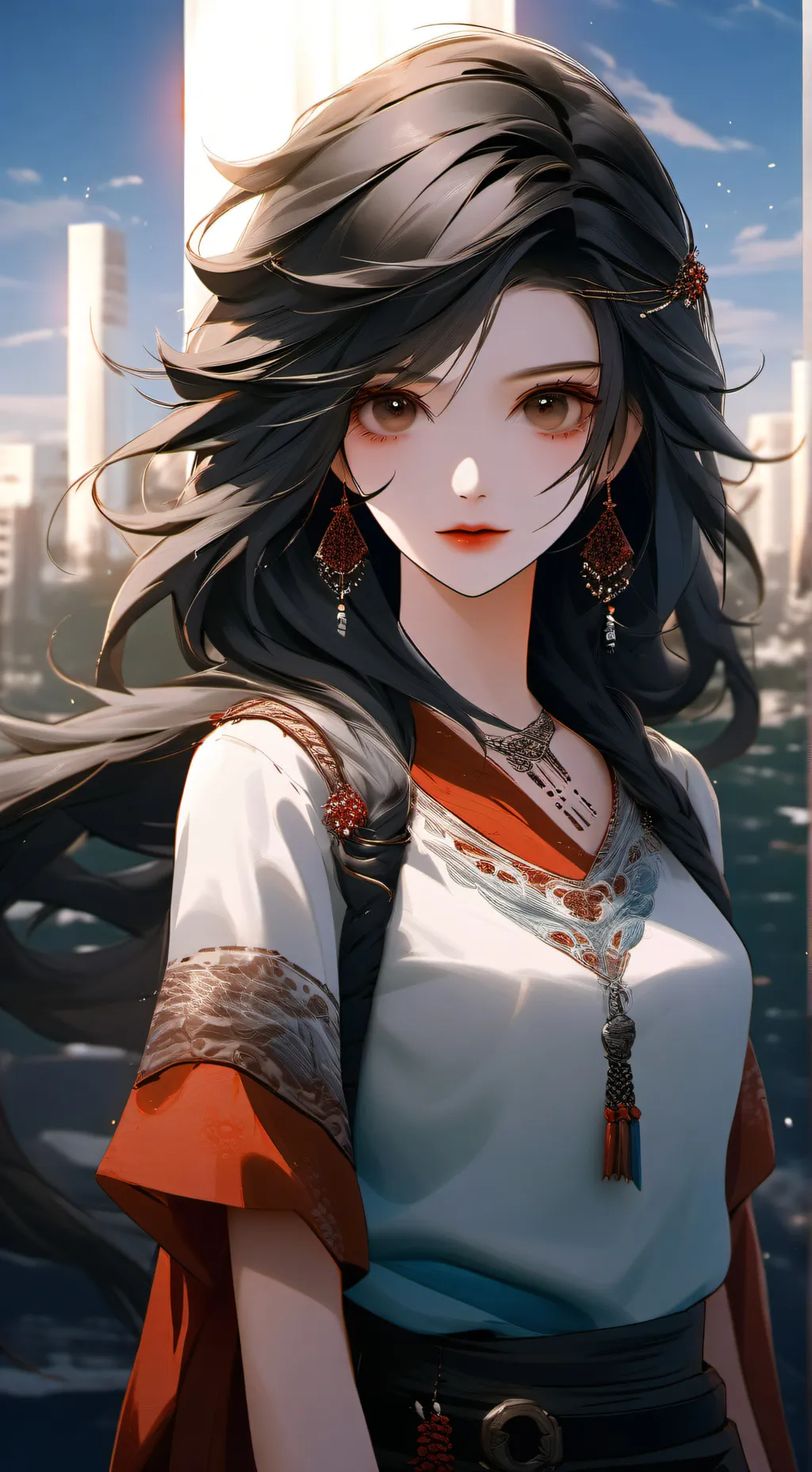 ai character: aude montane background