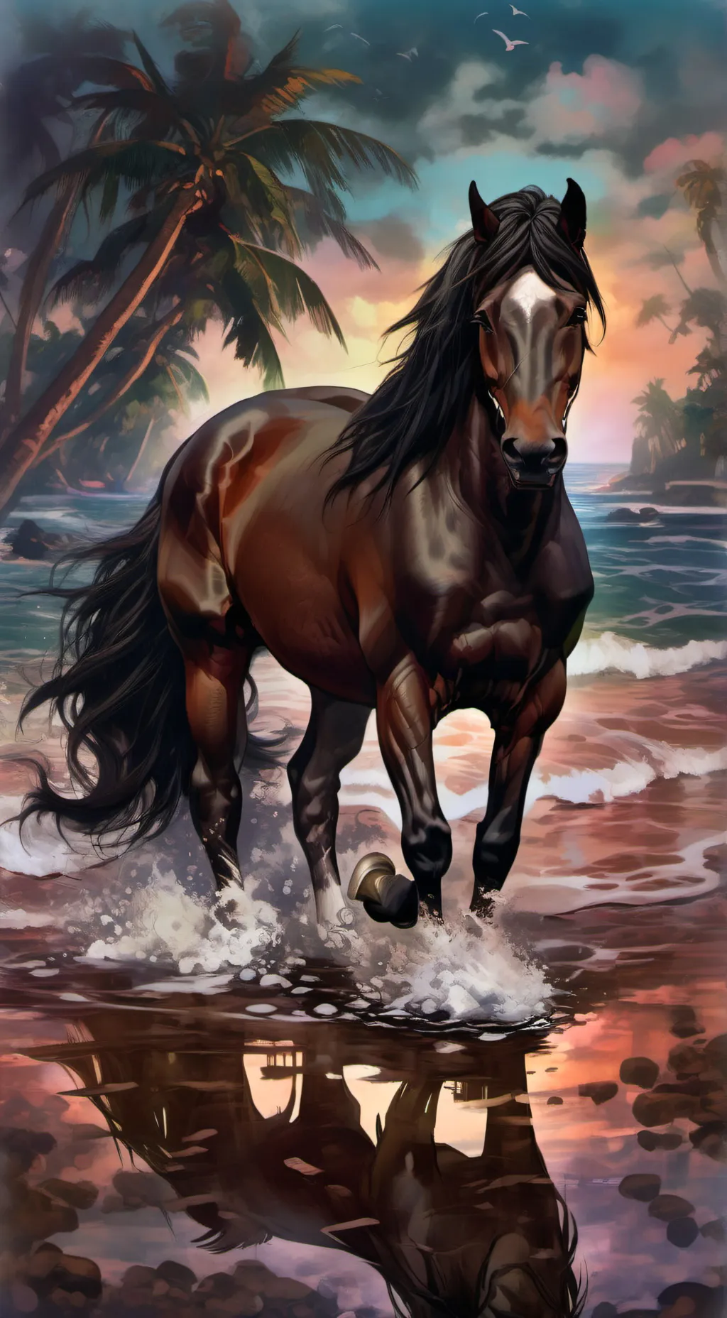 ai character: Mistletoe  background