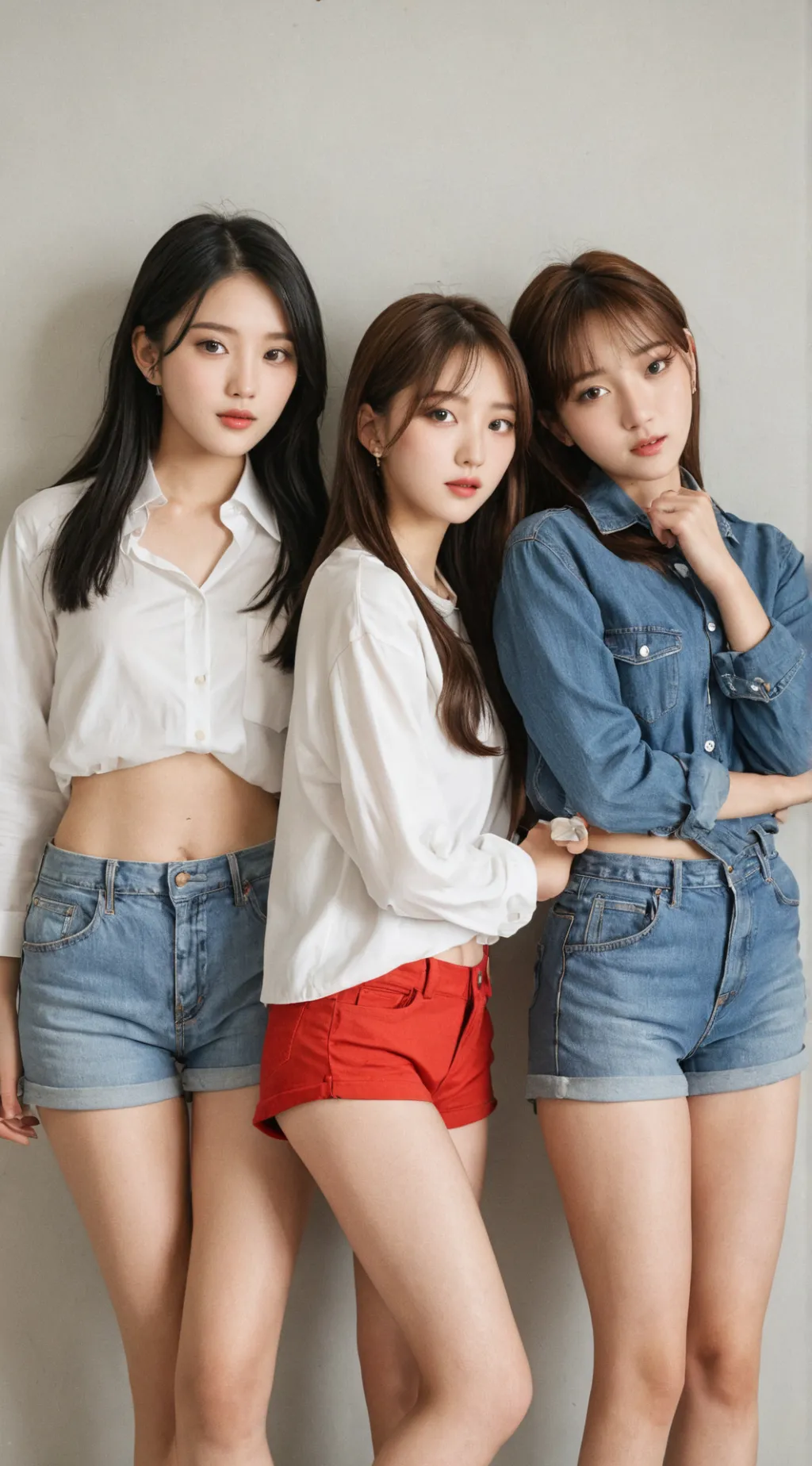 ai character: The 3 girls background