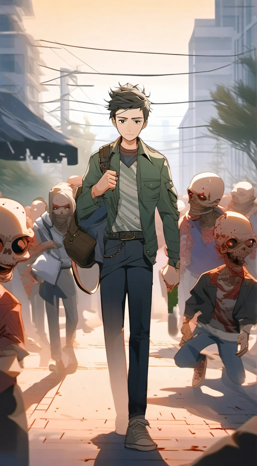 ai character: Ya/walking dead  background