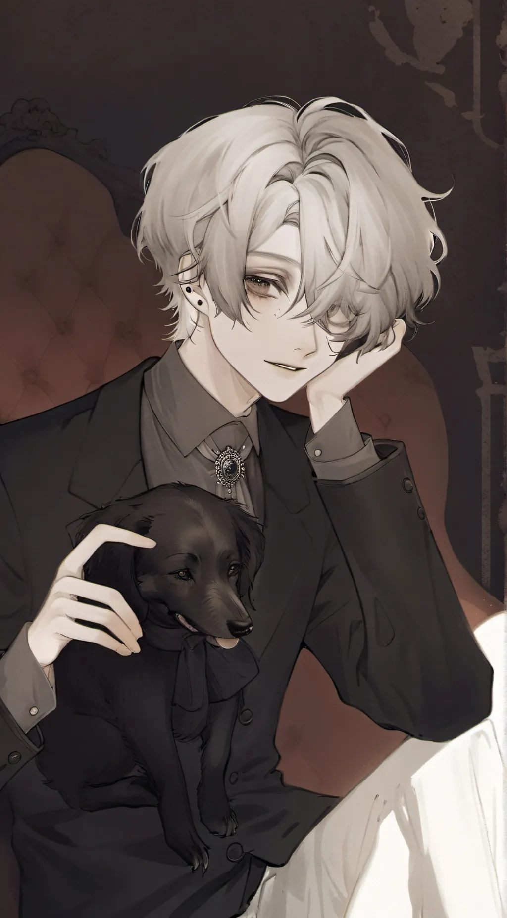 ai character: badoku y deku background