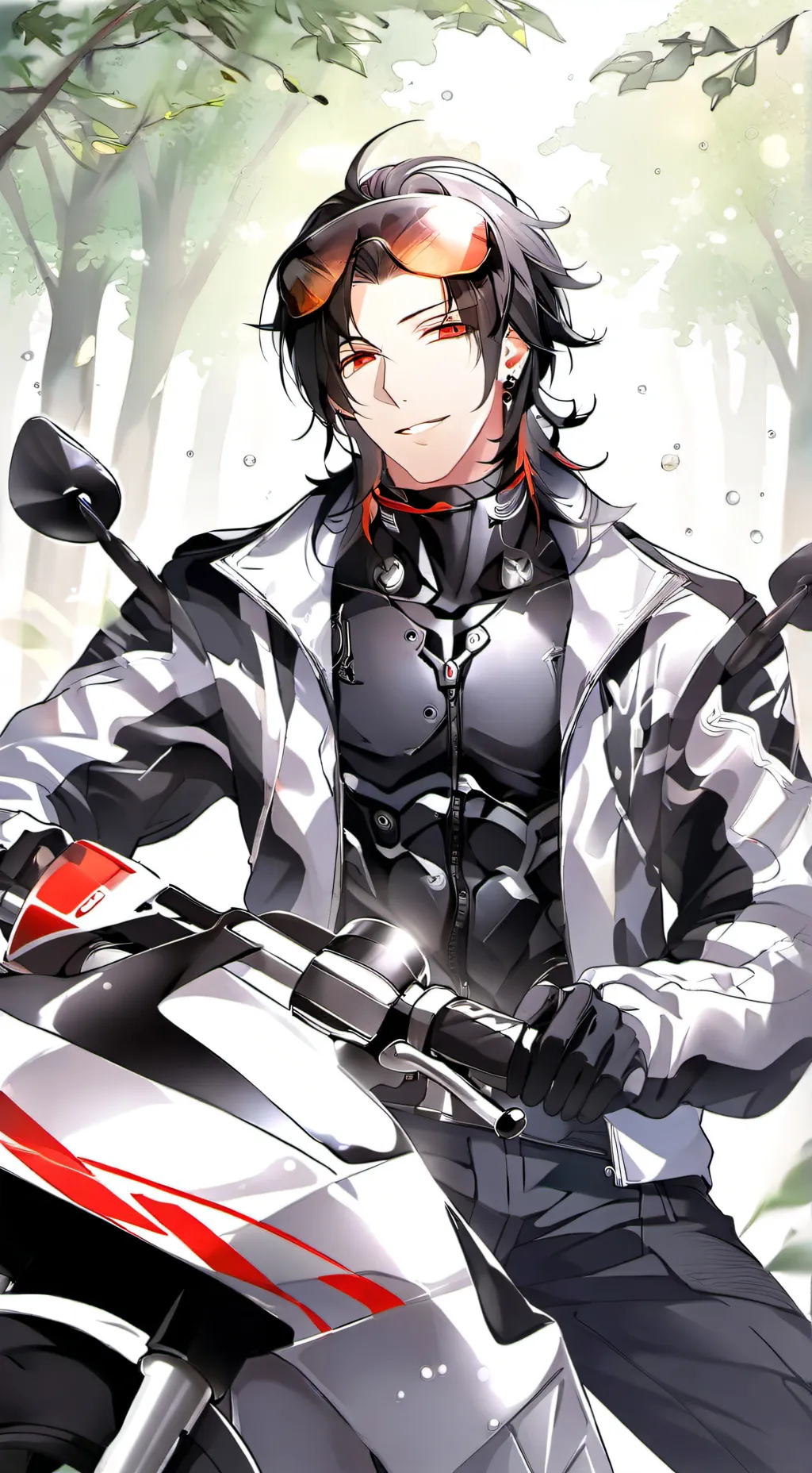 ai character: Raven 🍃 background