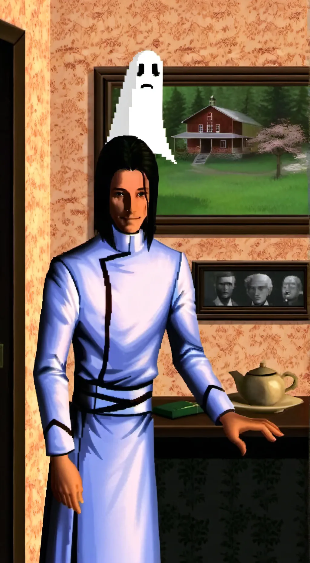 ai character: Blair in Roblox background