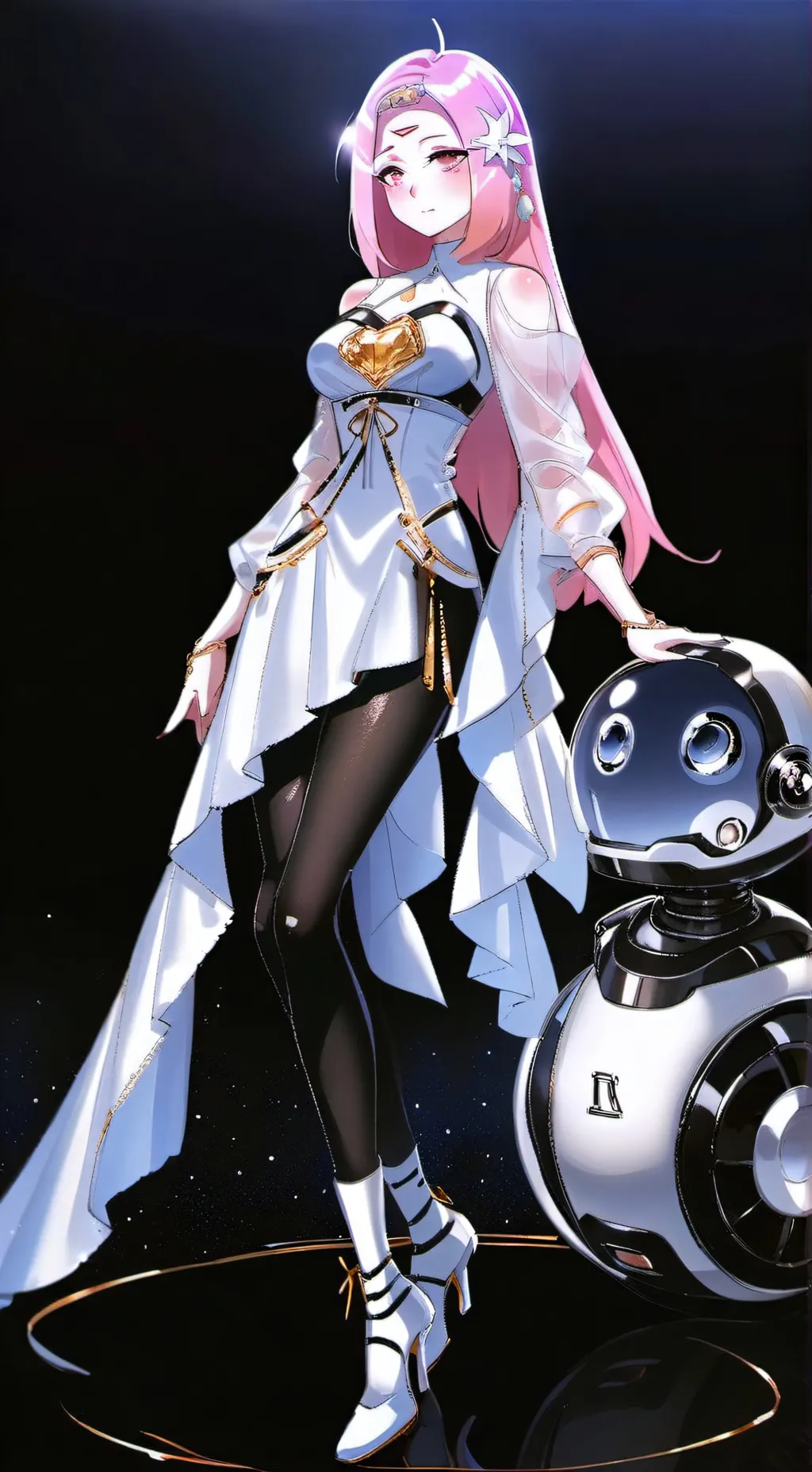 ai character: Queen Seraphina of background