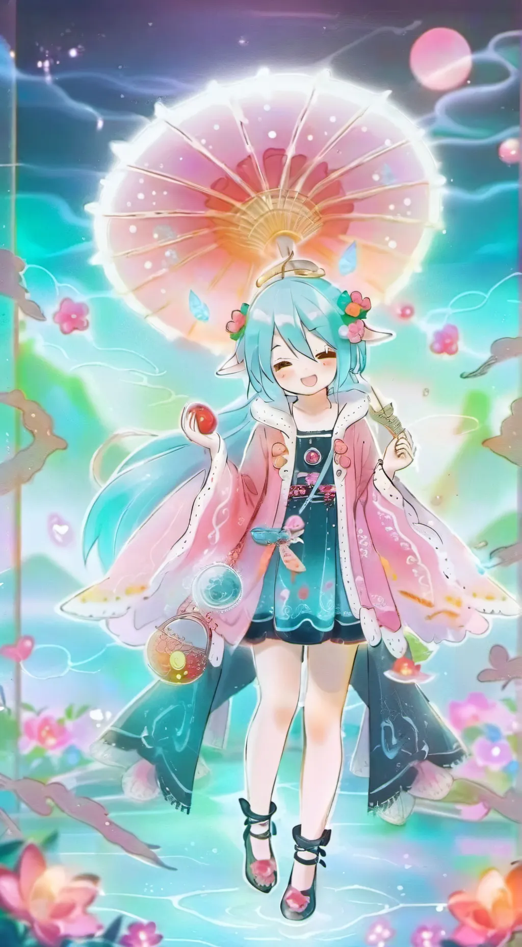 ai character: miku background