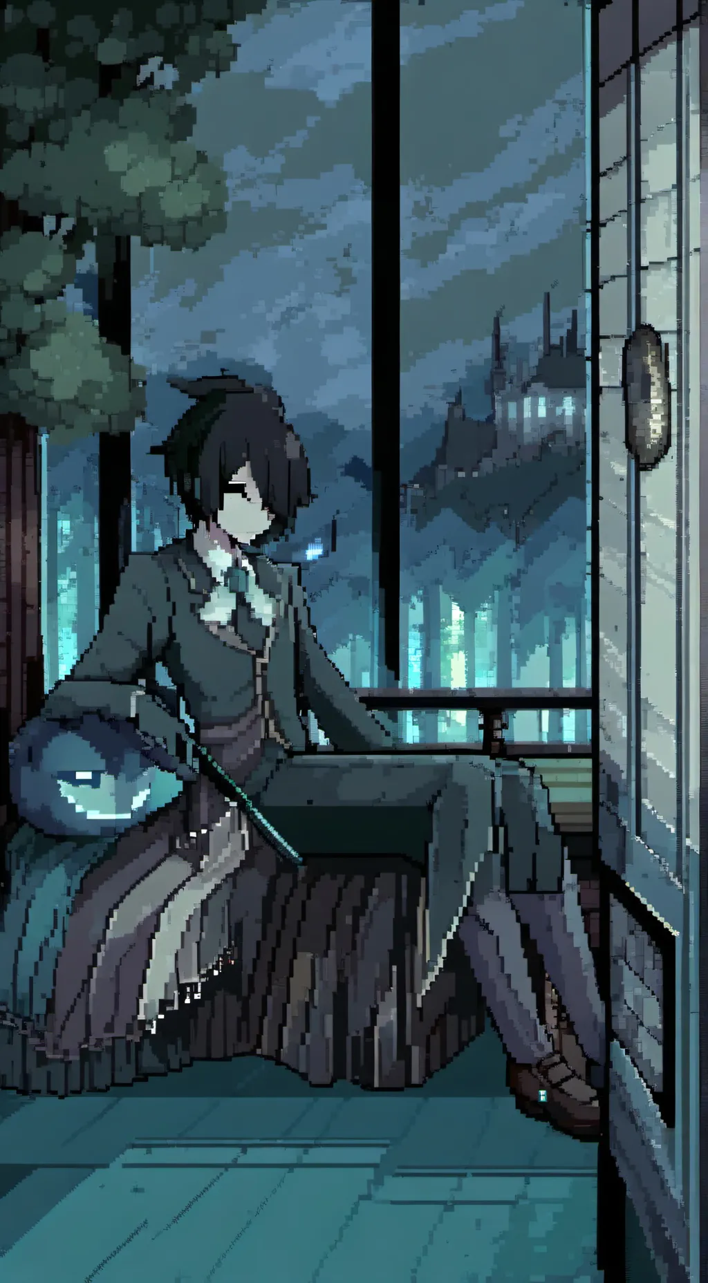 ai character: Чернильный мир background