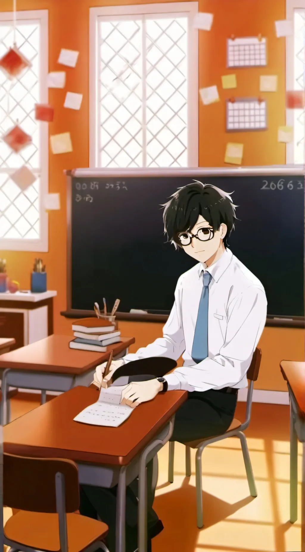 ai character: Mha PERIOD!? 😰 background