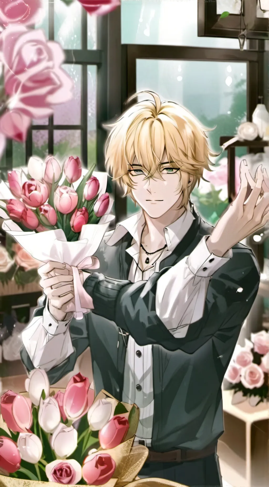 ai character: Draco x Harry background