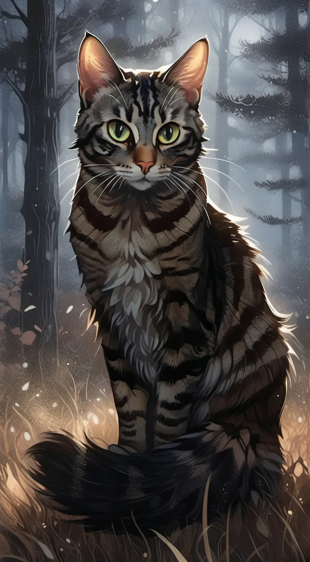 ai character: Sparrowflight background