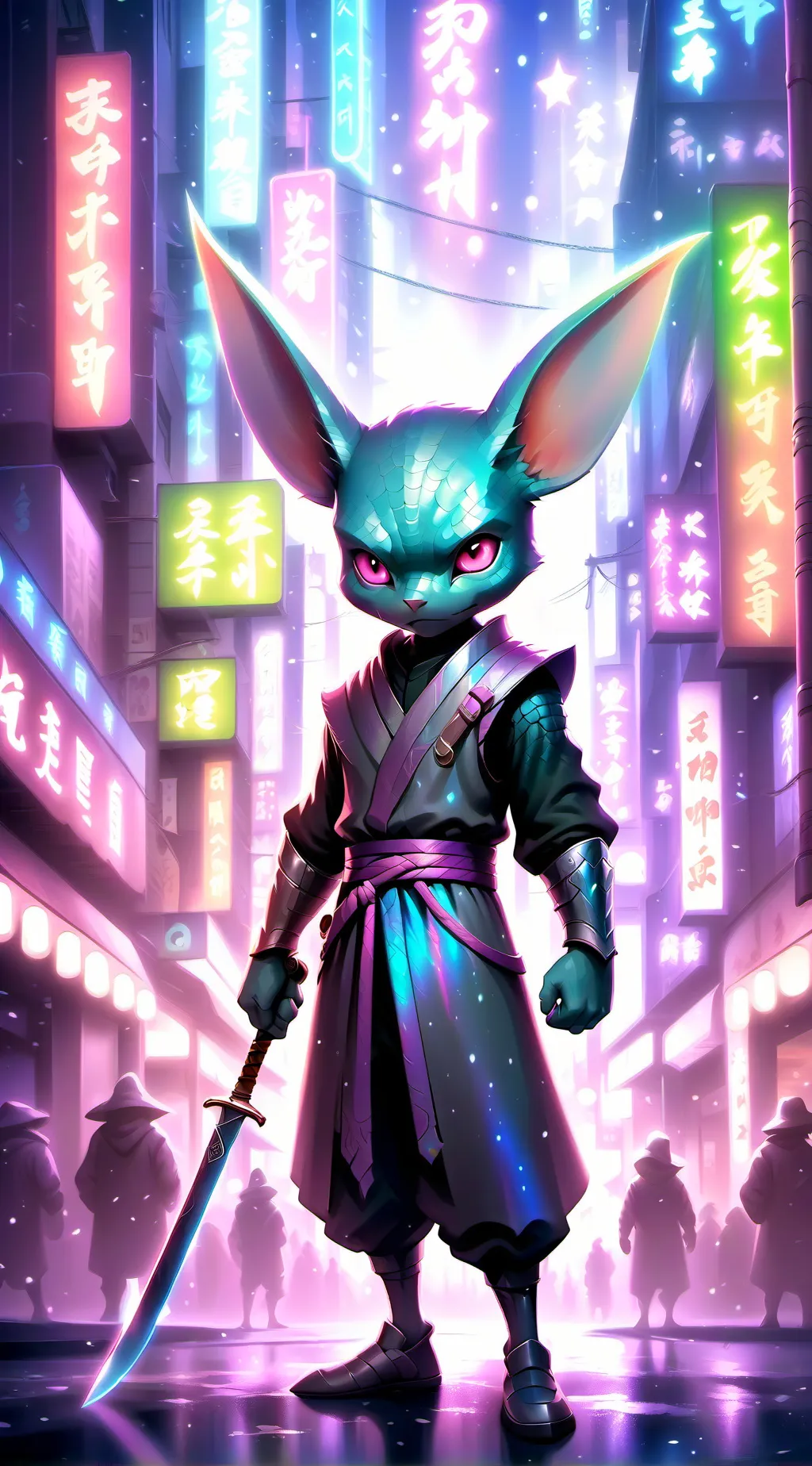 ai character: Testing background