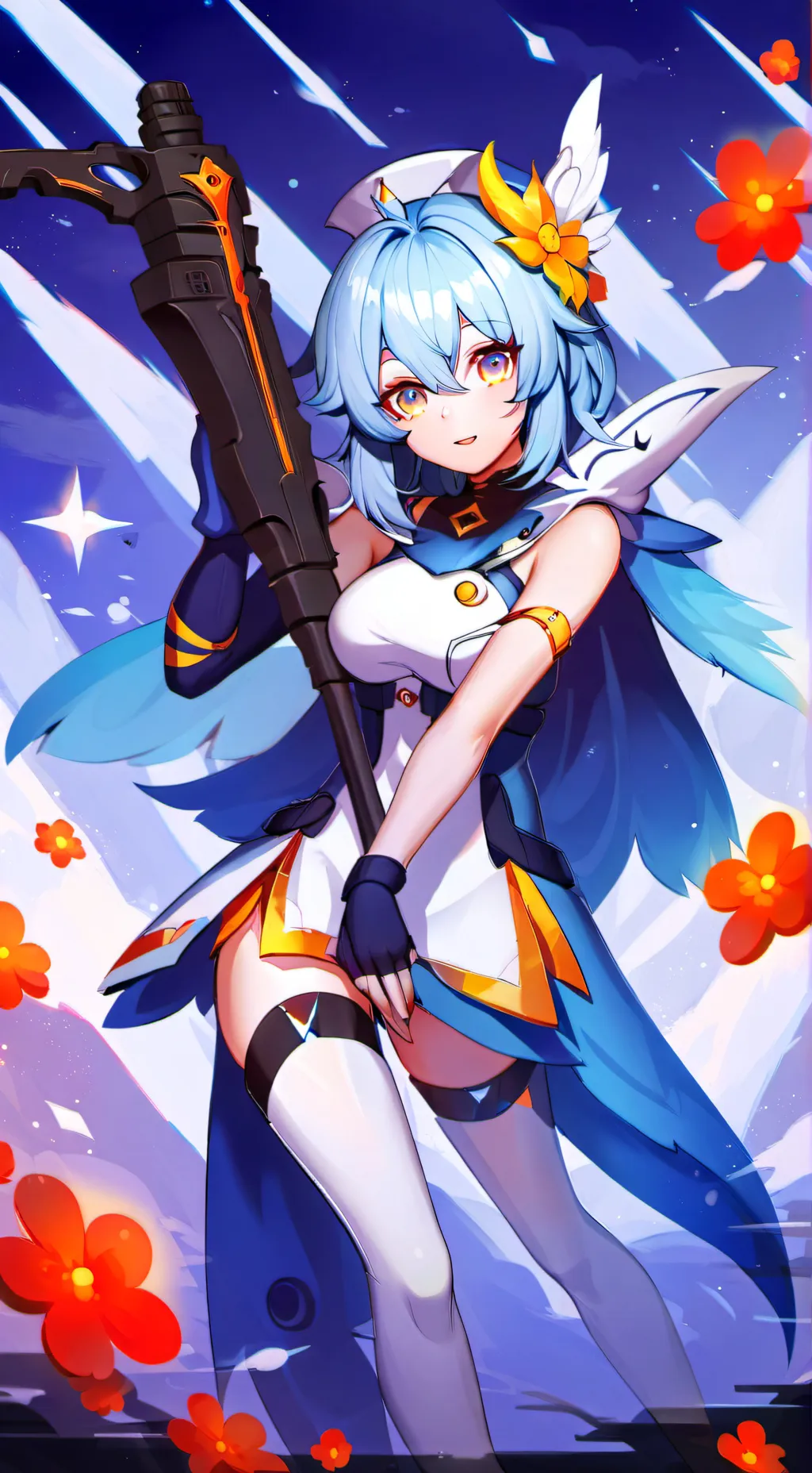 ai character: Luna background