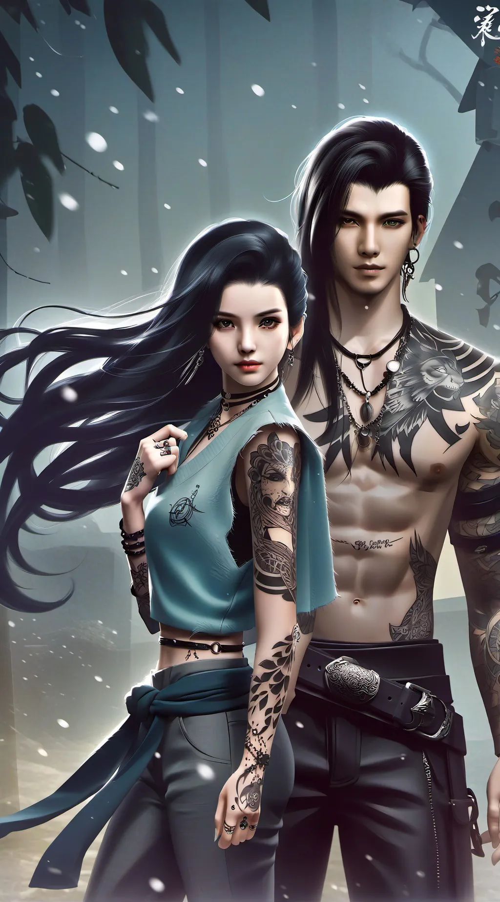 ai character: Kai  Forbidden Luv background