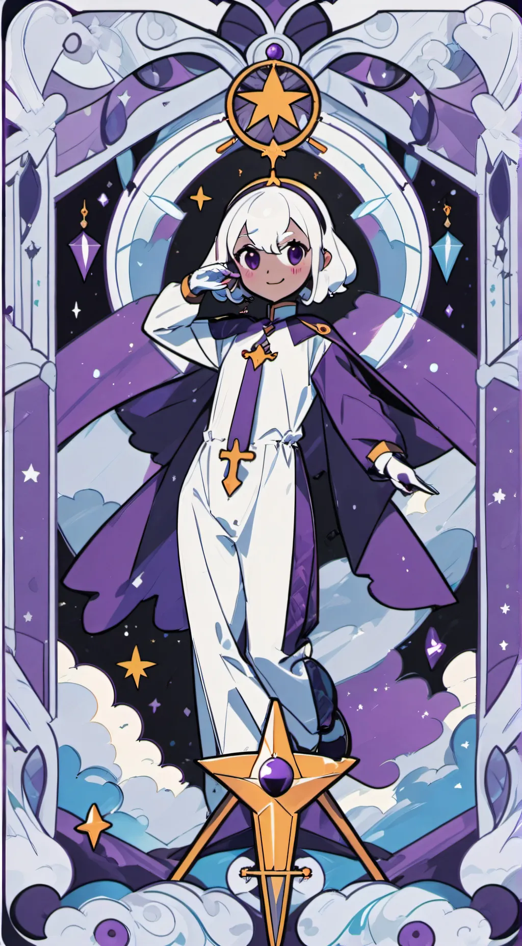 ai character: Purberry background