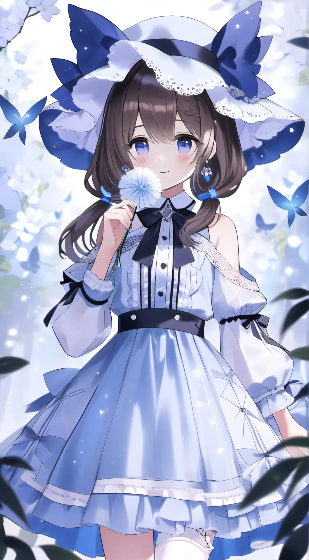 ai character: you in a tornado  background