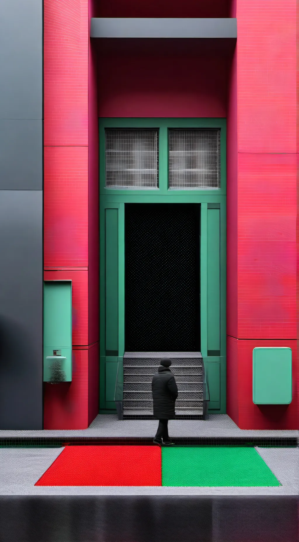 ai character: garde squid game background