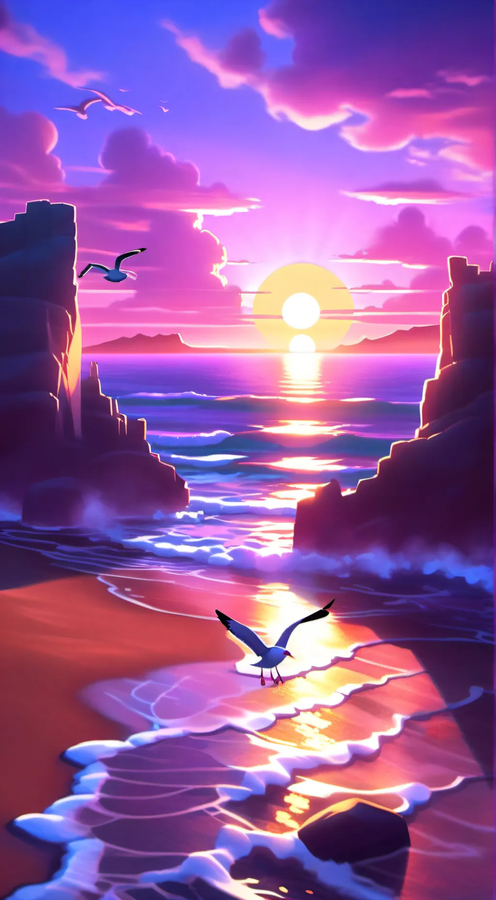 ai character: Mm2 💙🩷 background