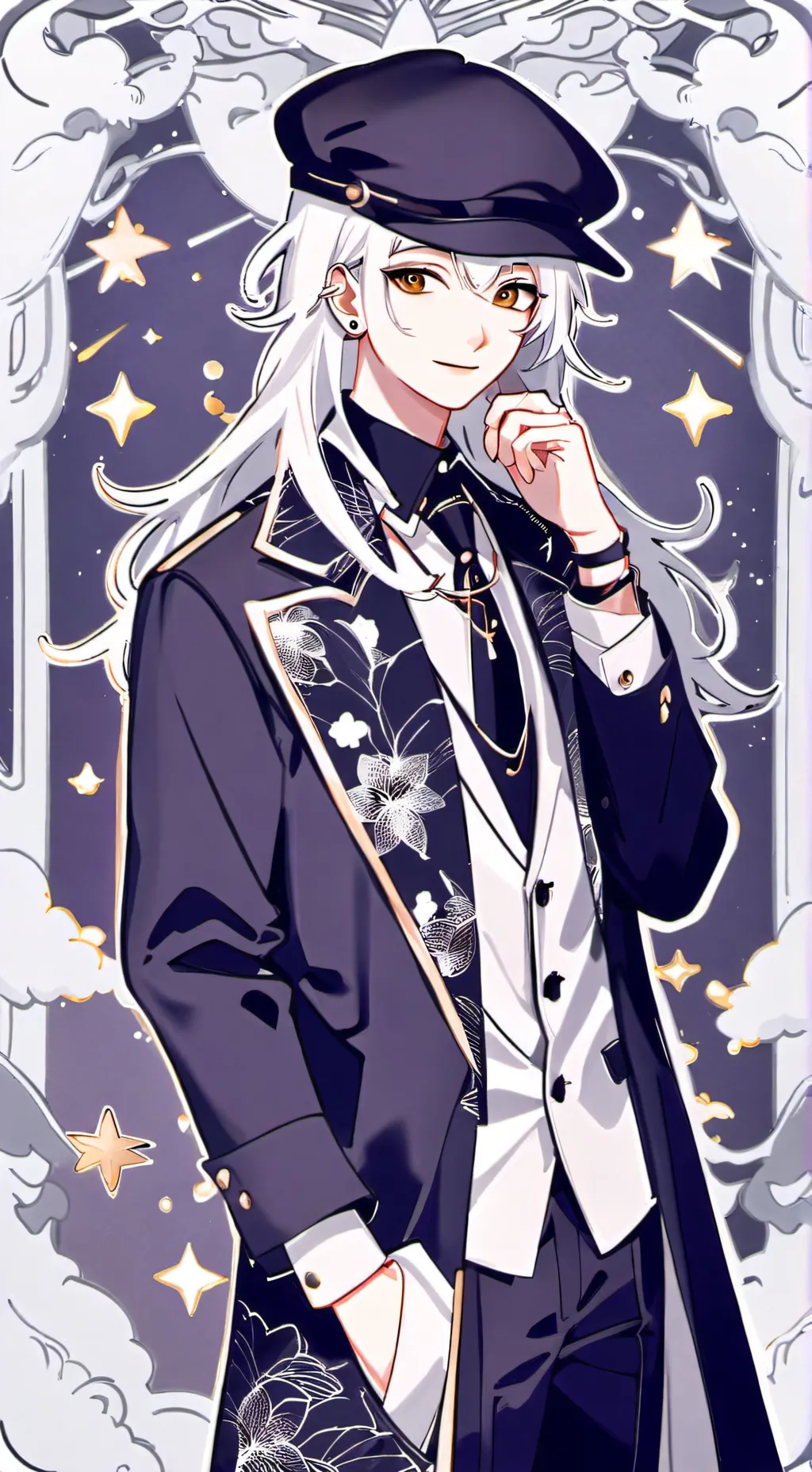 ai character: oc's world meet dw background