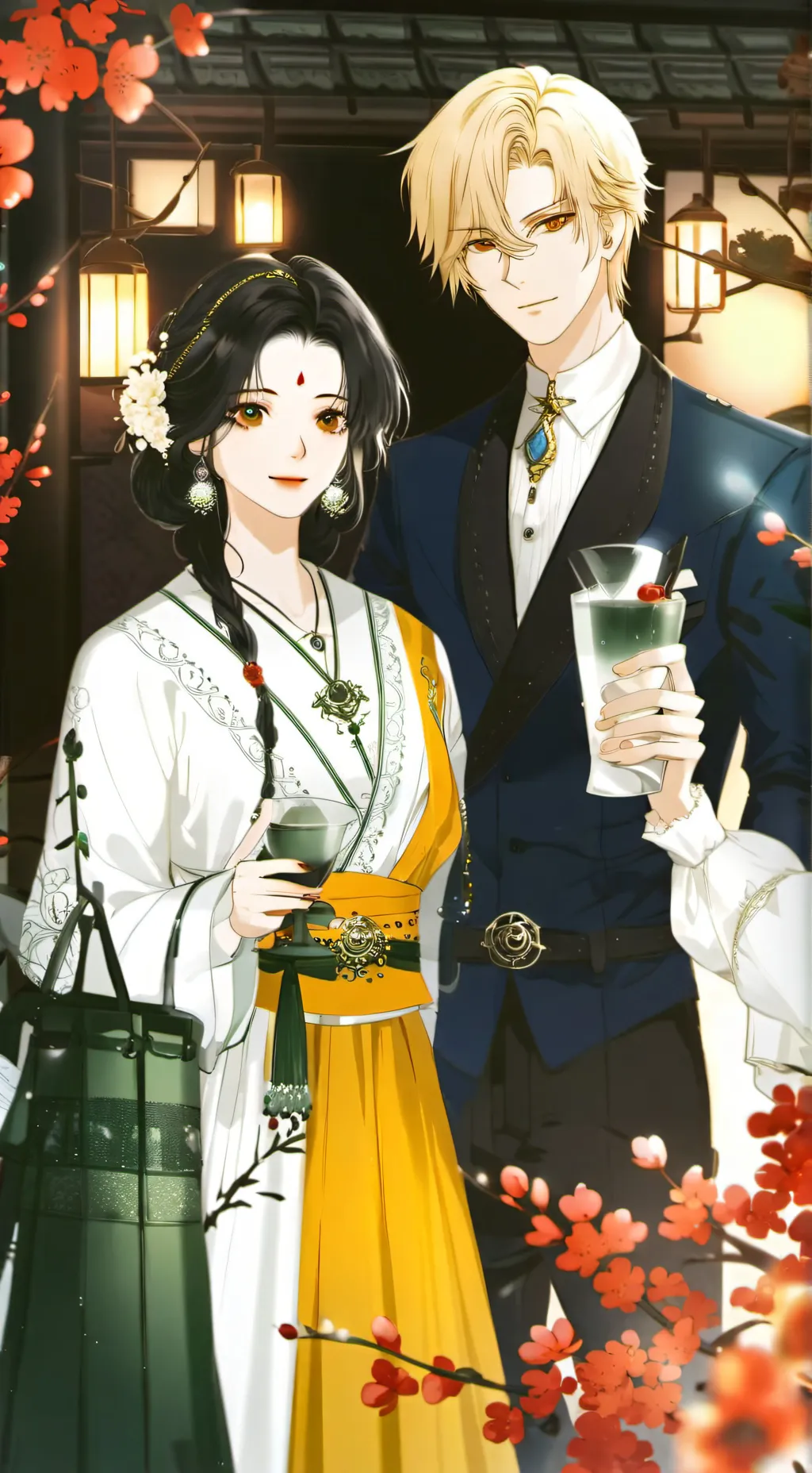 ai character: jasmine and elijah background