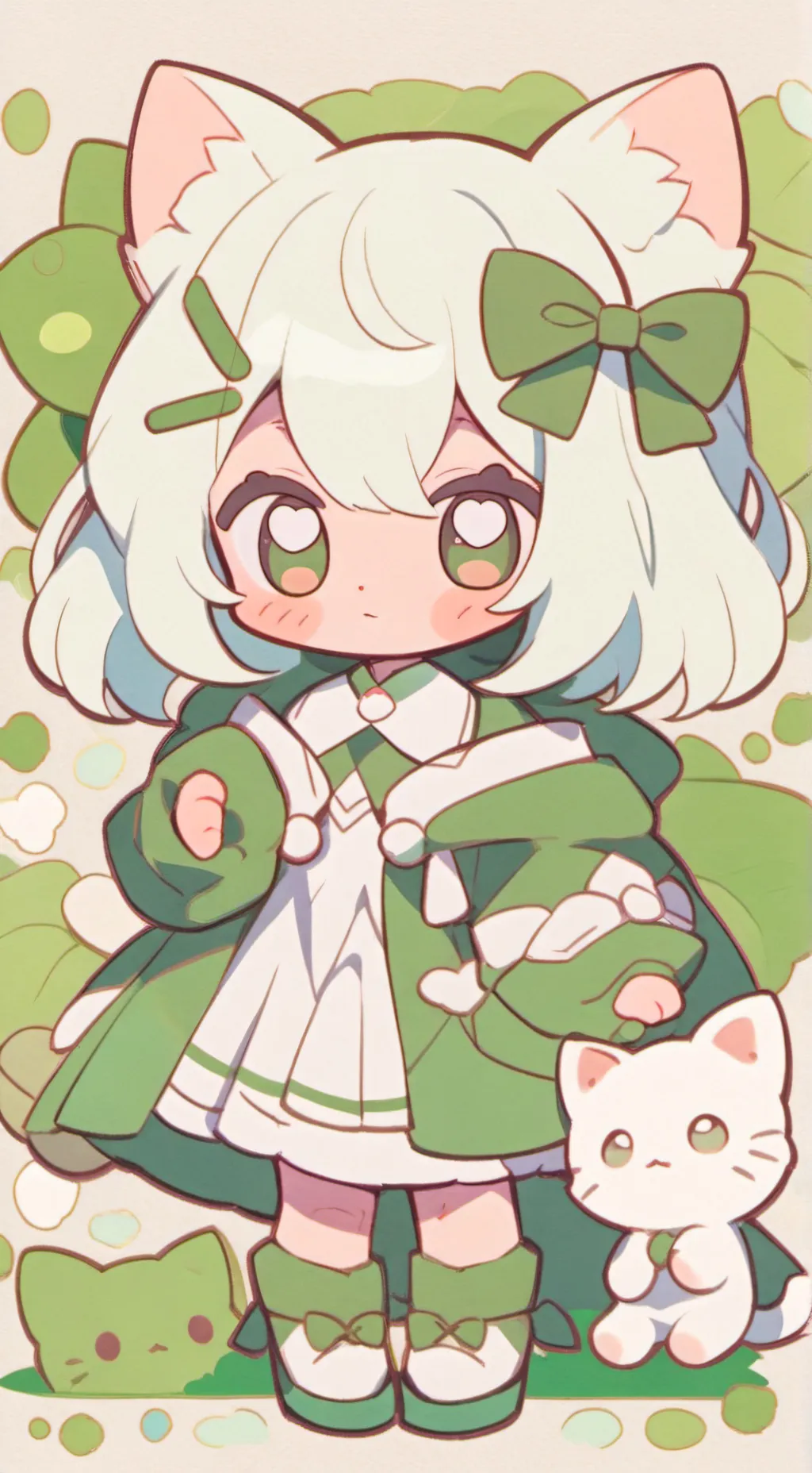 ai character: Neko background