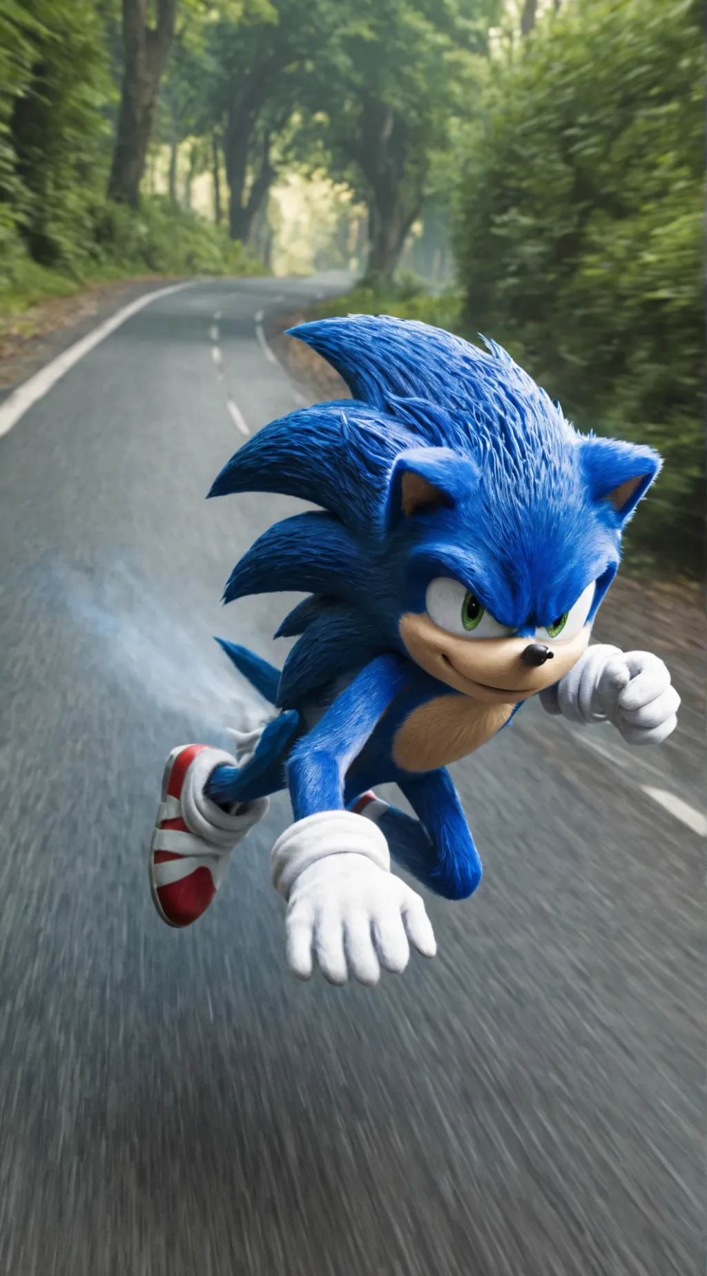 ai character: Sonic the Hedgehog background