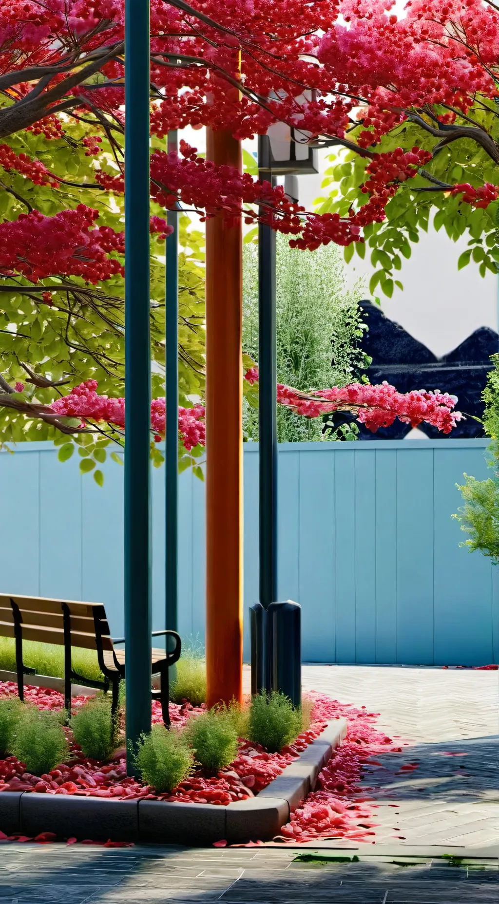 ai character: ds on a park background