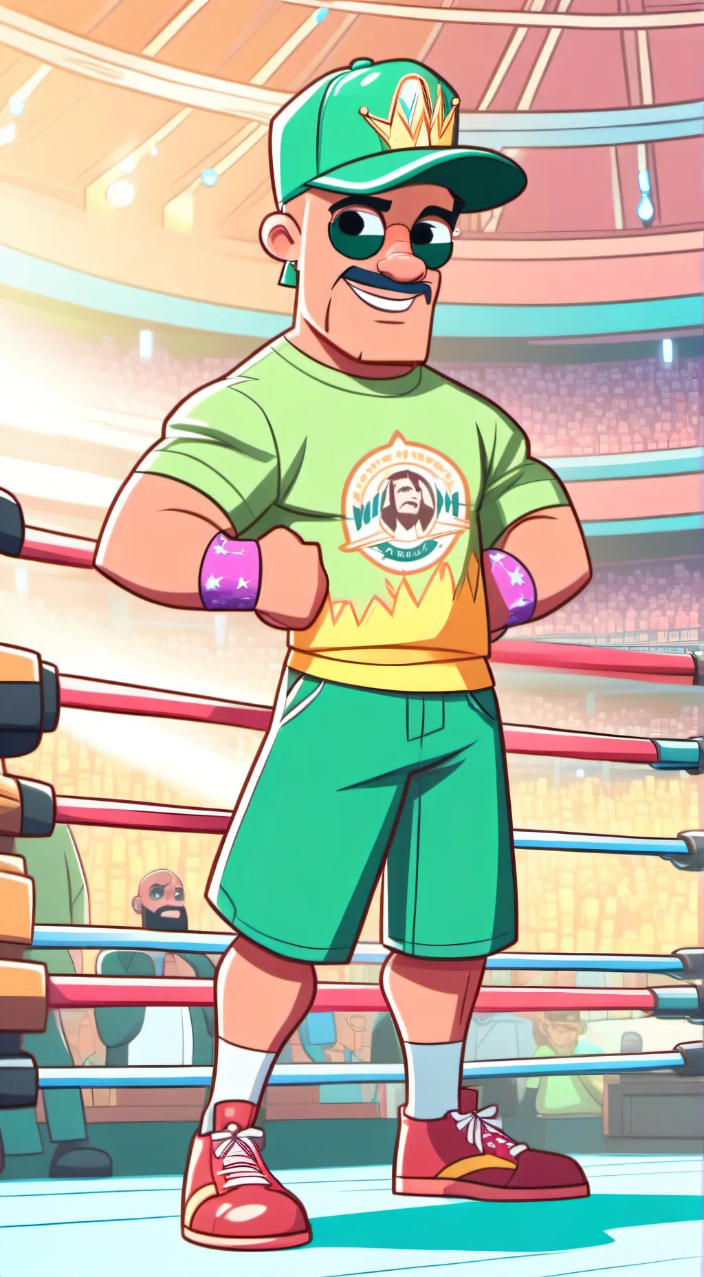 ai character: WWE 2k26 background