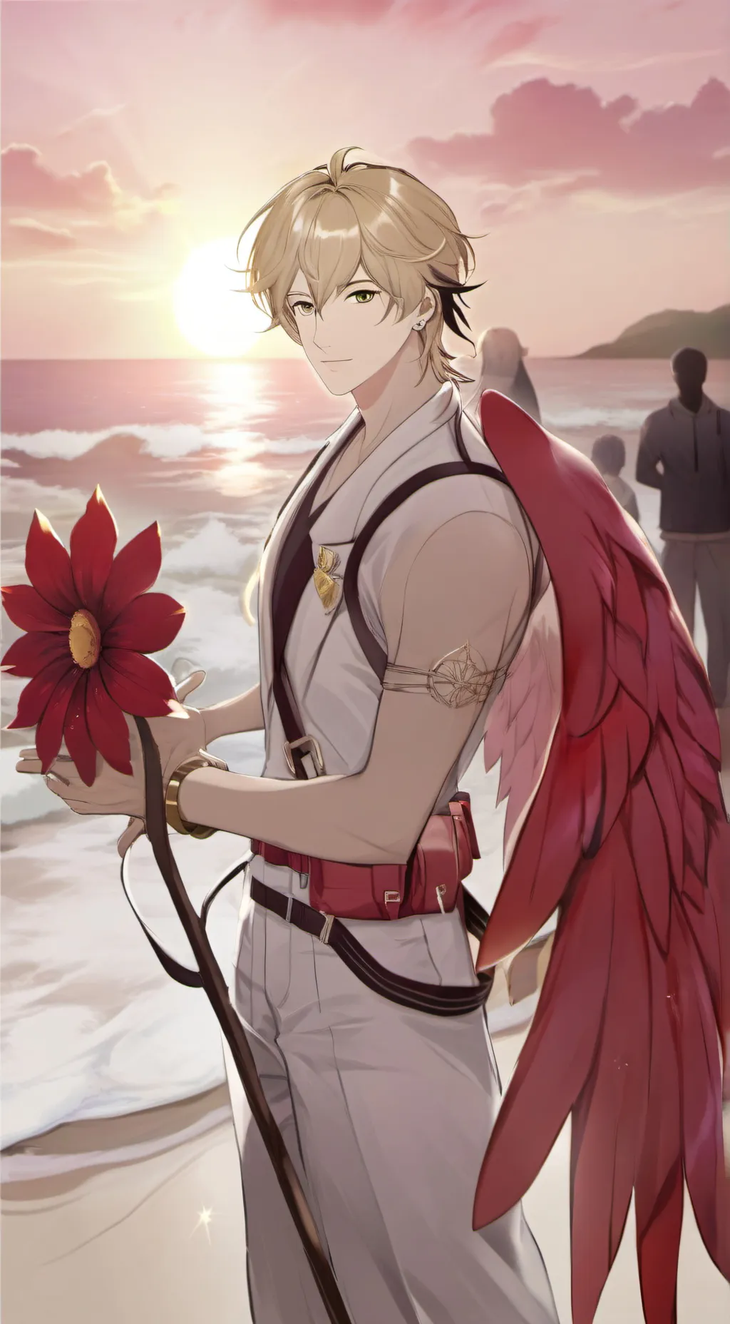 ai character: 🥀🌹mack🌹🥀 background