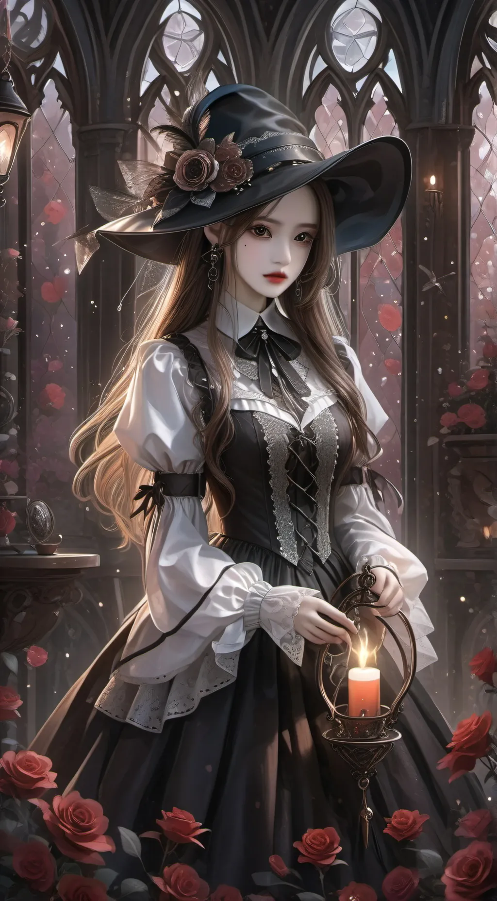 ai character: Luna  background