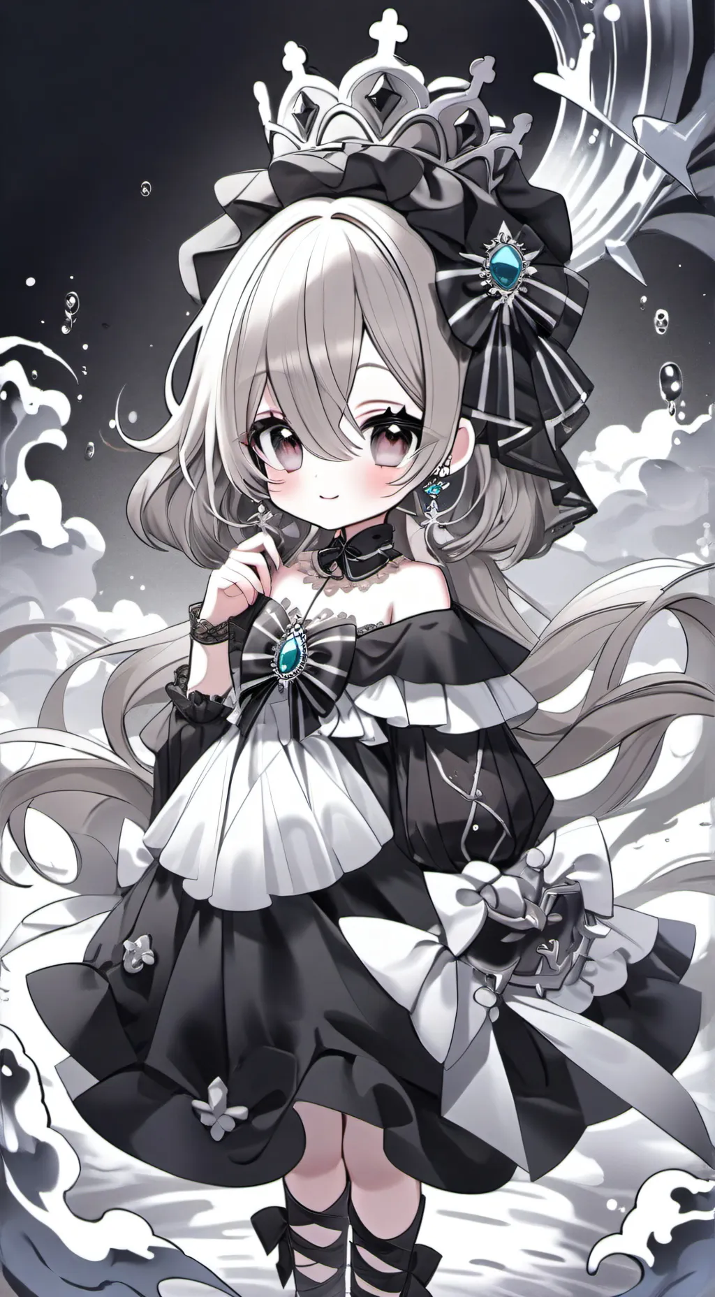 ai character: BLACKPEARL COOKIE background