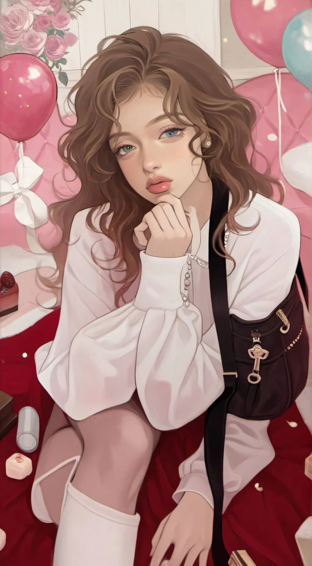 ai character: Mean girl ( Lisya) background