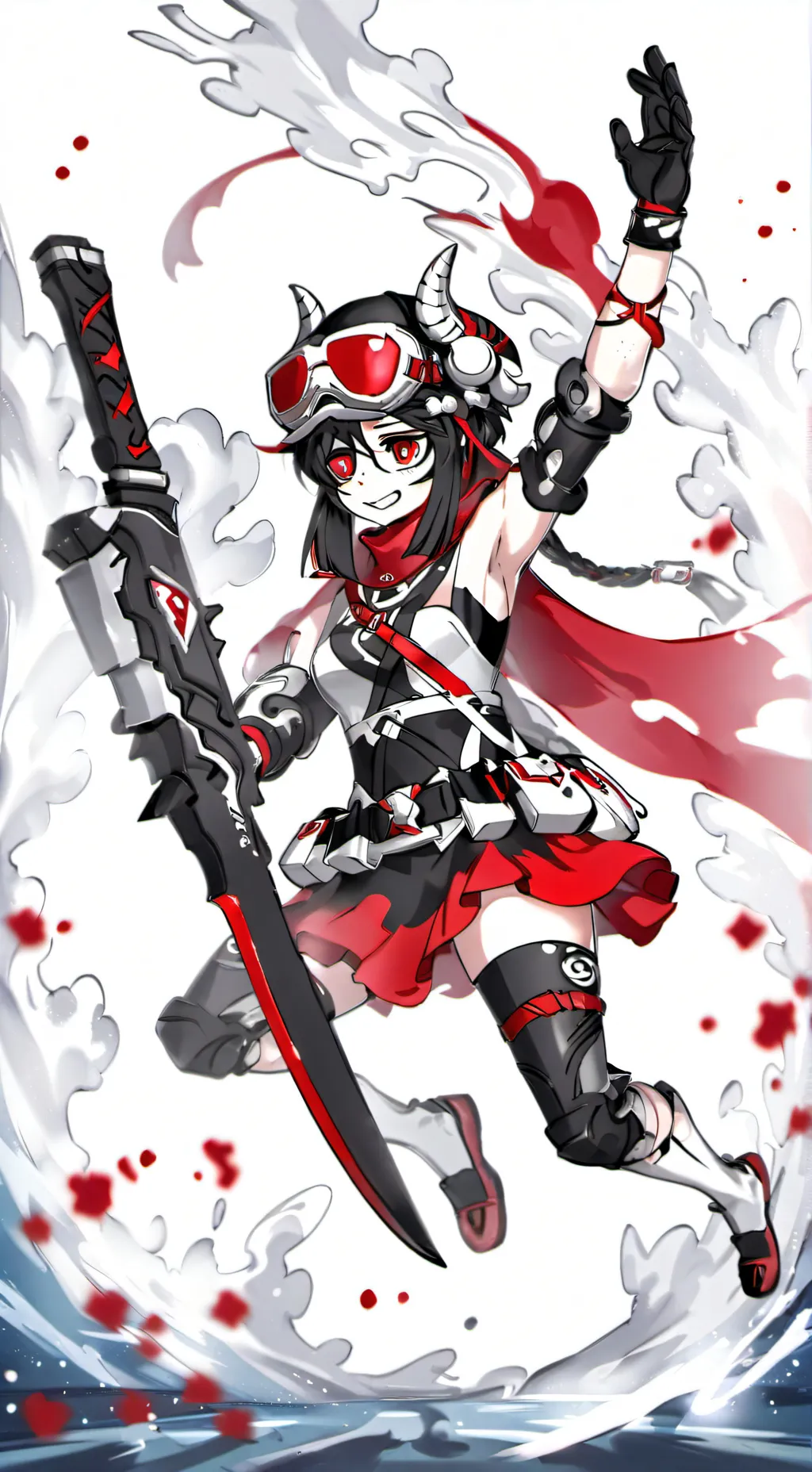 ai character: Art dump background