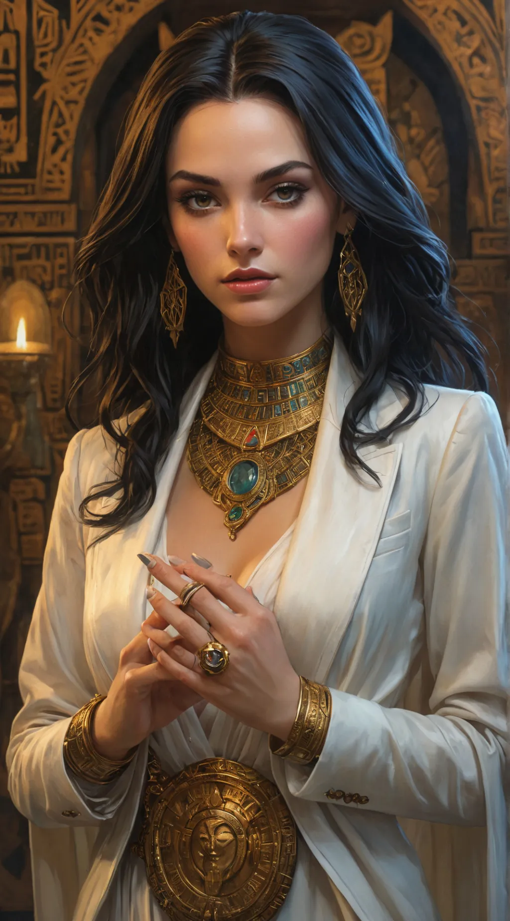 ai character: Elara background