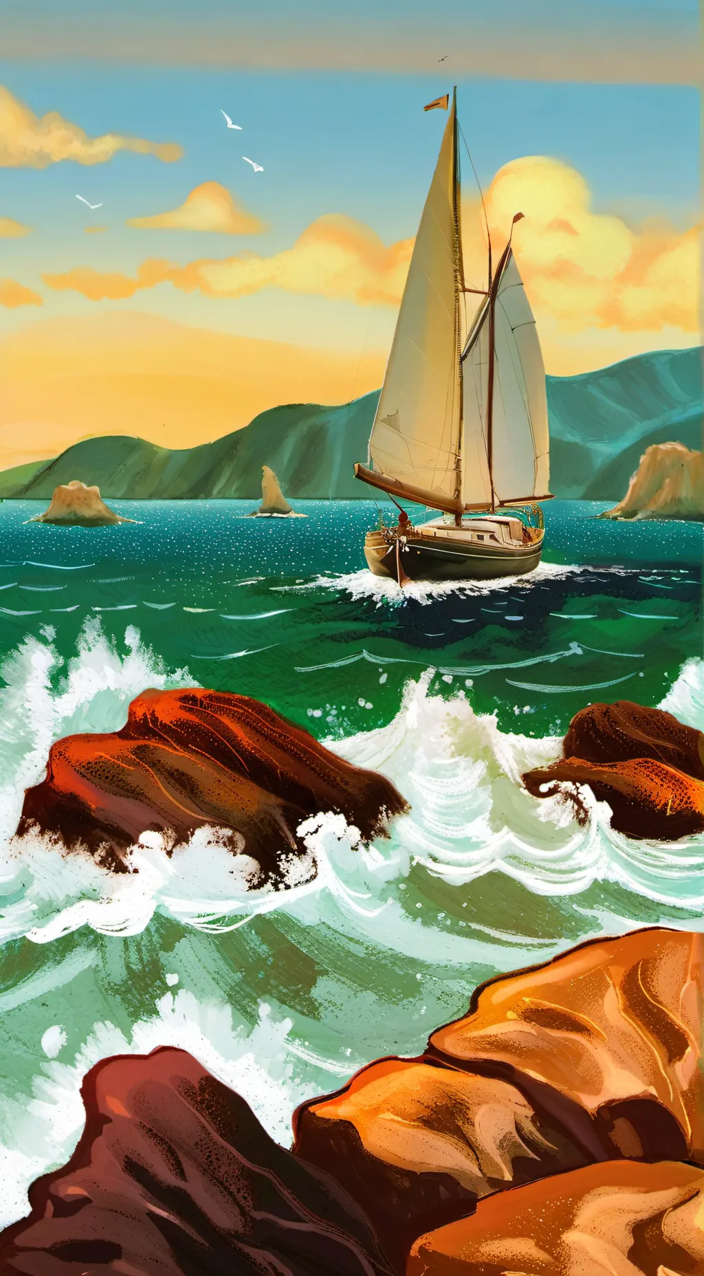 ai character: mort yacht mistory background