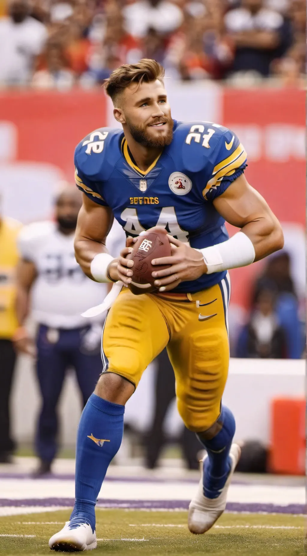 ai character: Nathan McCarthy  background