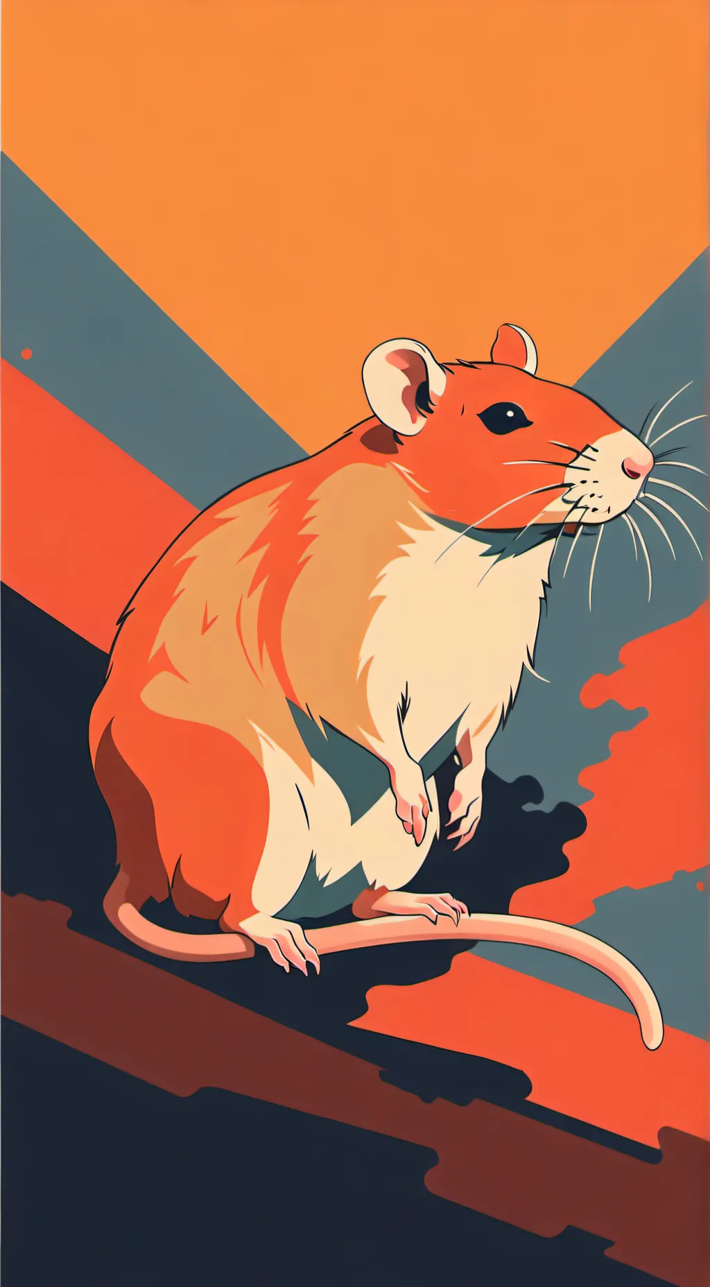 ai character: Rat(in testing) background