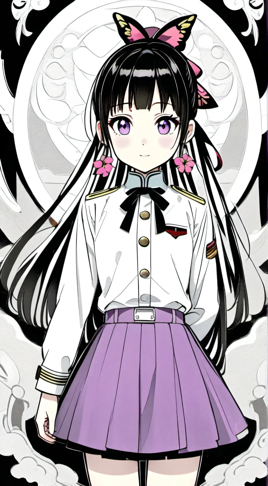 ai character: 🌸Kanao Tsuyuri🦋 background