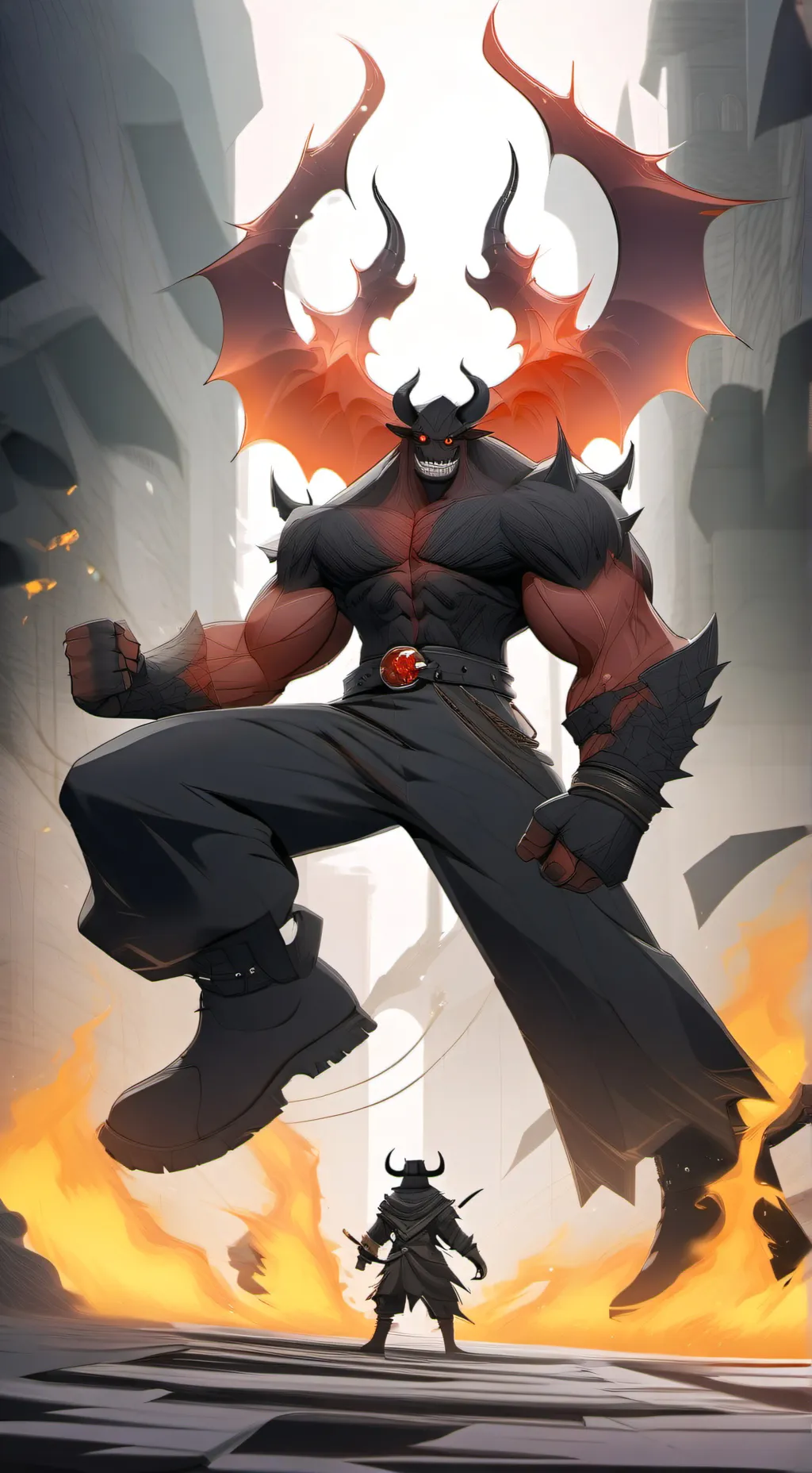 ai character: Xdemon  background