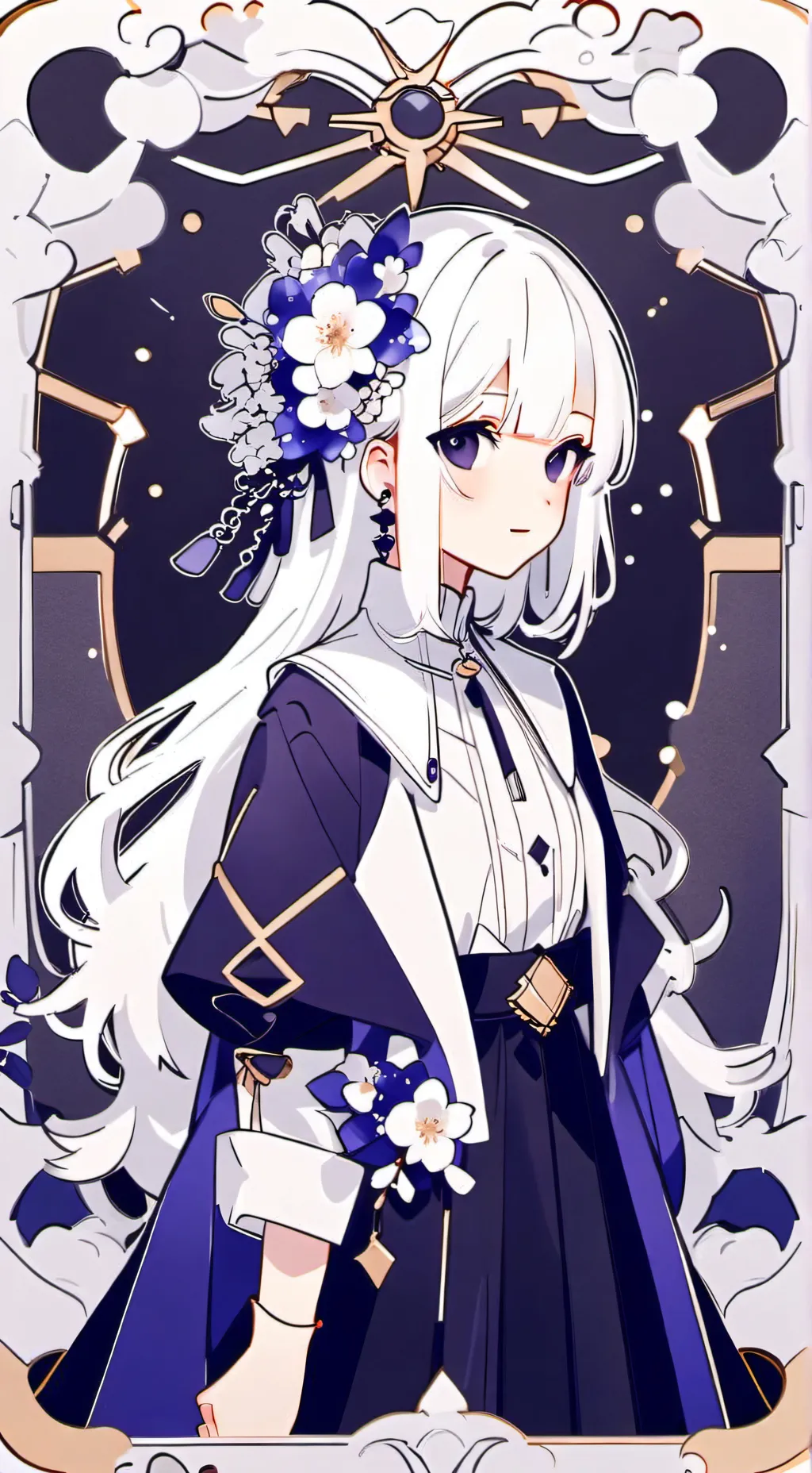 ai character: Starlight background