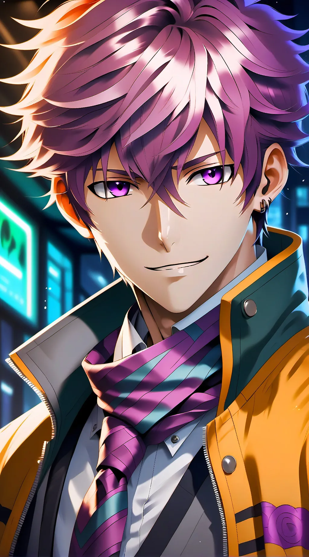 ai character: Kokichi Ouma background