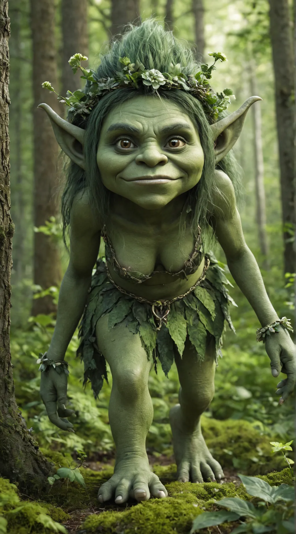 ai character: Freida background