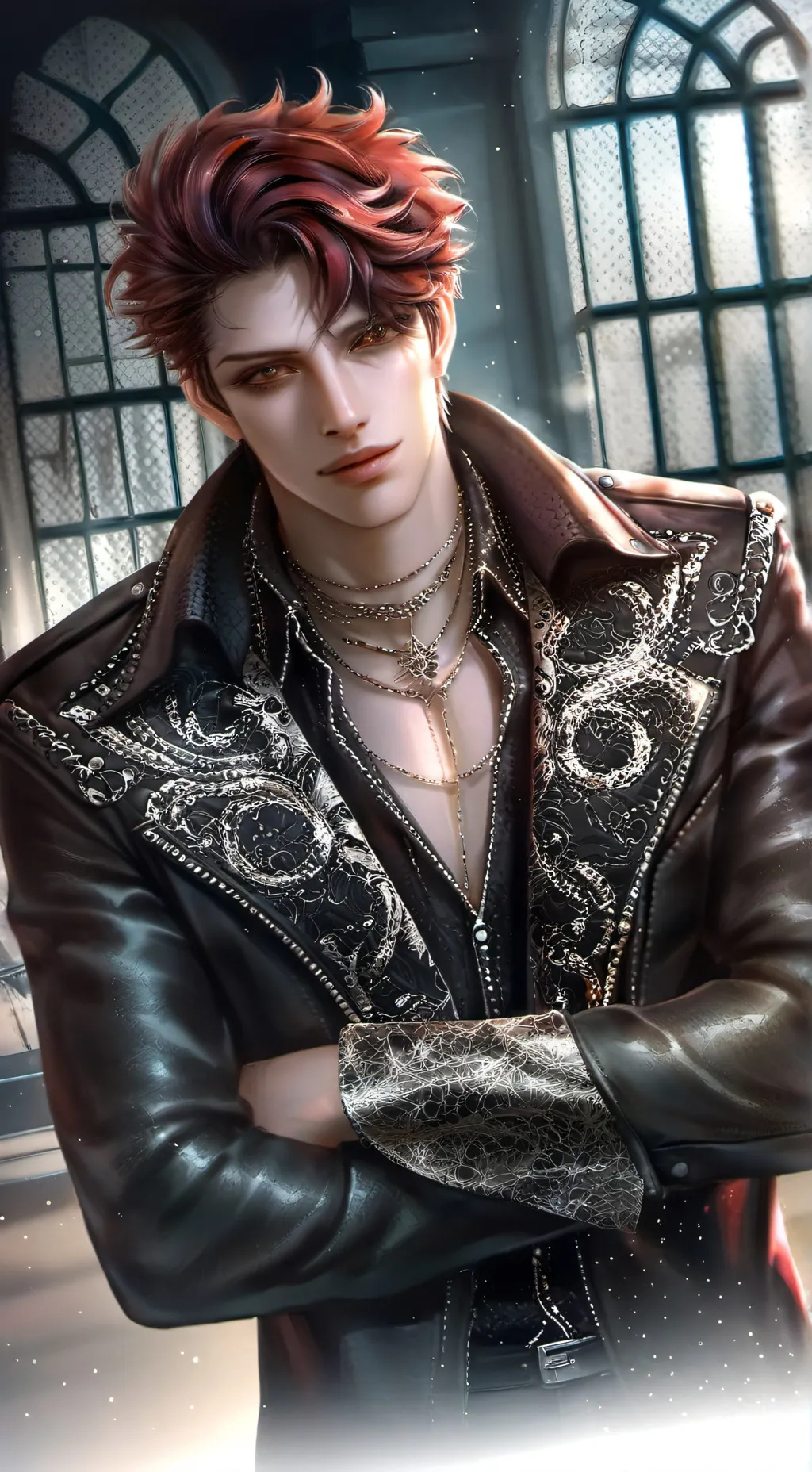 ai character: Bad Boy Rival background