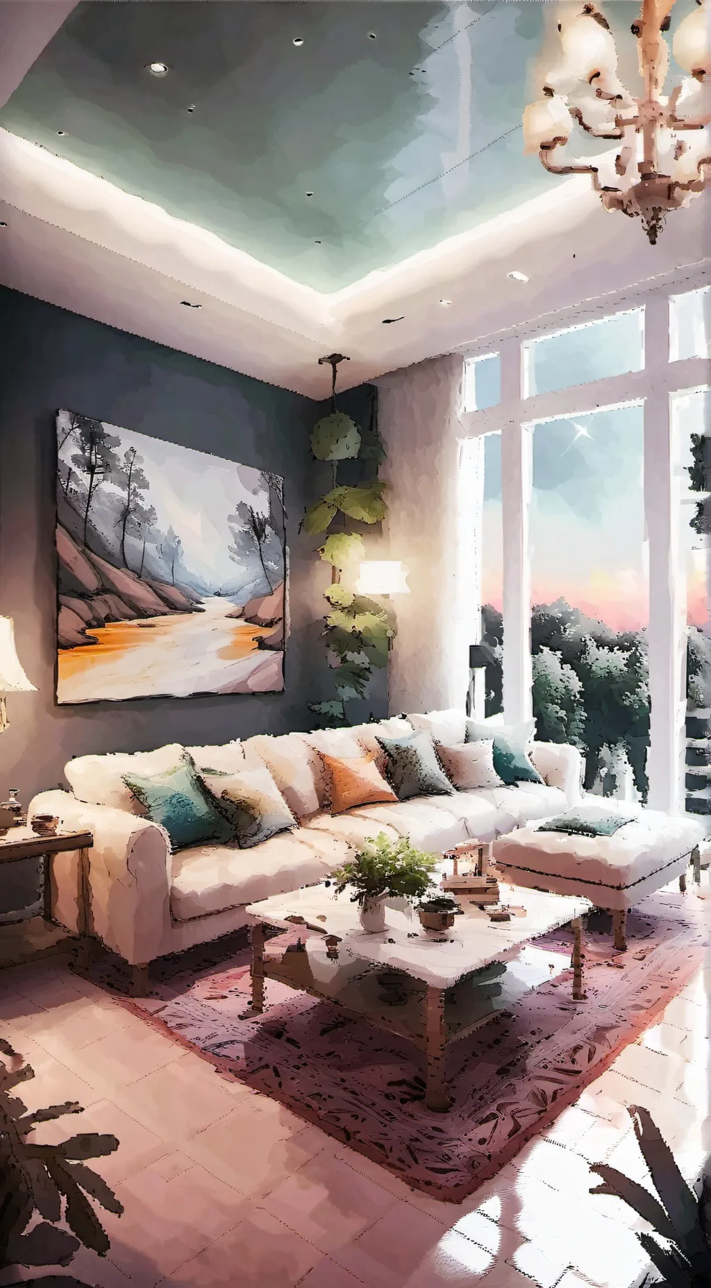 ai character: FRIEND GROUP background