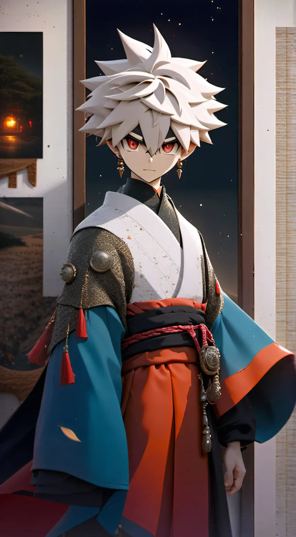 ai character: 💥bakugo💥 background